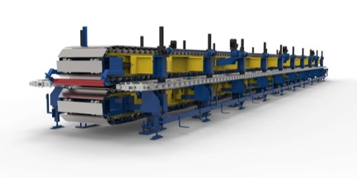 Bradbury Double Belt for insulated metal panels