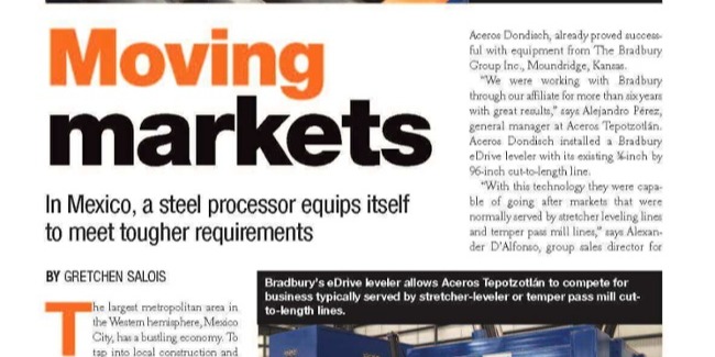 Bradbury article in Modern Metals
