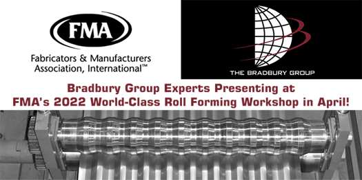 Bradbury Group presents at FMA Roll Forming Workshop