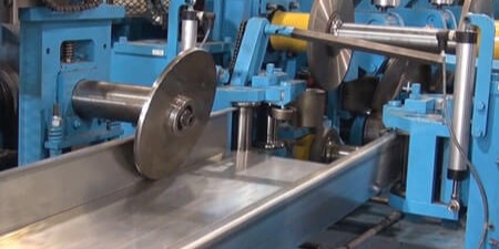MRI purchased a Bradbury AM400 rollformer for steel framing products