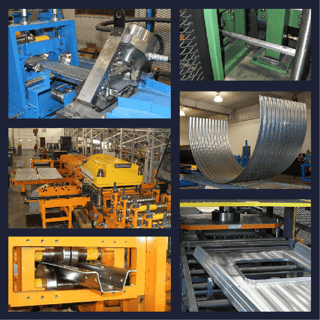 Bradbury Grain Bin Roll Forming Equipment to produce grain bin components