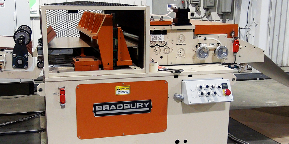 Bradbury BOSS Sher for panel rollforming line