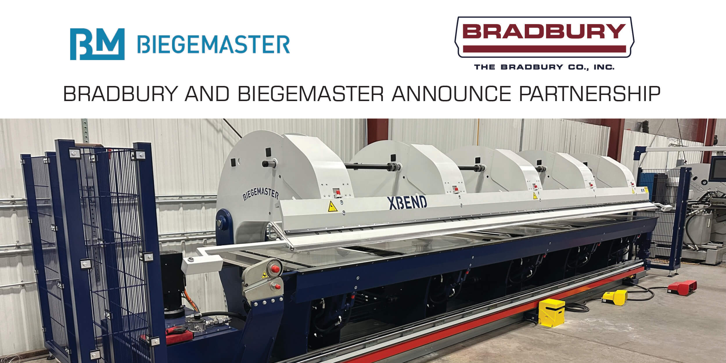 Bradbury and Biegemaster announce partnership for metal trim folders