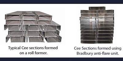 FAQ: How is End Flare controlled in Roll Formed Profiles?