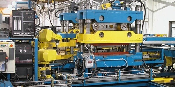 Bradbury Robotic system in automated production line