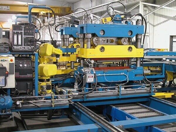 Bradbury Automated Production System Line with Robotic Plasma cutoff